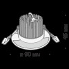 Встраиваемый светильник Technical DL038-2-L7B