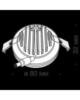Встраиваемый светильник Technical DL303-L7B4K-foto4