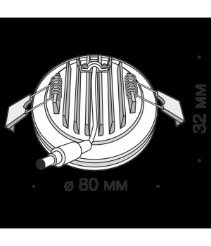 Встраиваемый светильник Technical DL303-L7B4K-foto4