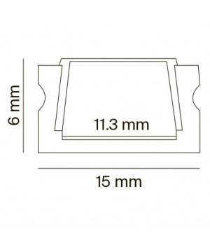 Комплектующие к светодиодной ленте Technical ALM001S-2M-foto2