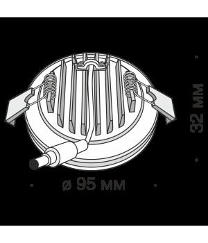Встраиваемый светильник Technical DL303-L12B4K-foto3