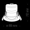 Встраиваемый светильник Technical DL014-6-L9W