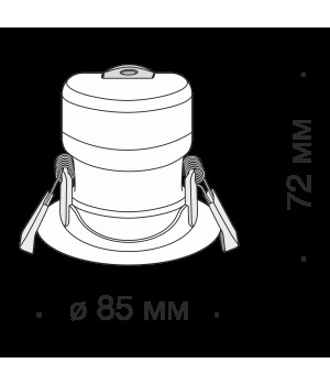 Встраиваемый светильник Technical DL014-6-L9W-foto7