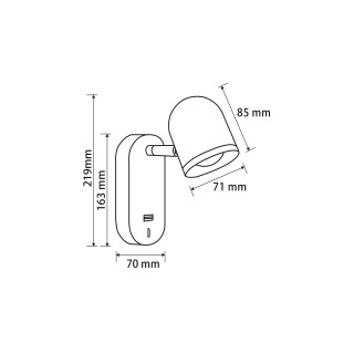 Настенный светильник (бра) Freya FR10003WL-L4B-foto3