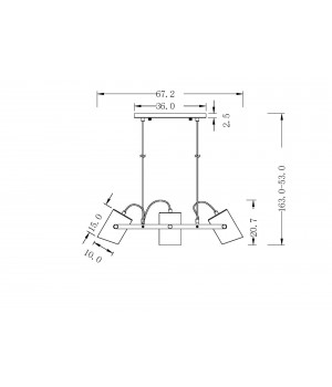 Подвесной светильник Freya FR4005PL-03WB-foto4