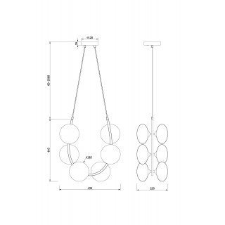 Люстра Freya FR4005PL-06B2-foto3