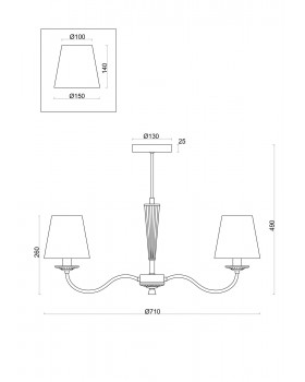 Люстра Freya FR2027PL-05BS-foto2