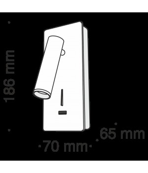 Настенный светильник (бра) Technical C041WL-L3B3K-foto2