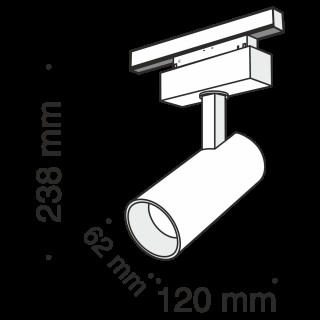 Трековый светильник Technical TR019-2-15W3K-B-foto3