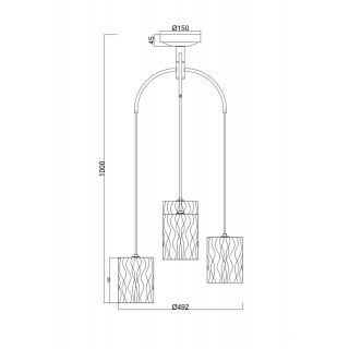 Подвесной светильник Maytoni MOD042PL-04BS-foto2