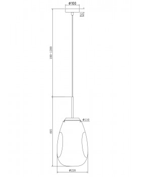 Подвесной светильник Maytoni P013PL-01G-foto5