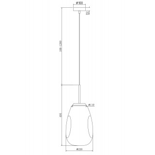 Подвесной светильник Maytoni P013PL-01G-foto5