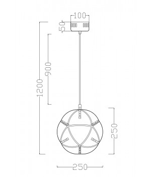 Подвесной светильник Freya FR5099PL-L6CH-foto2