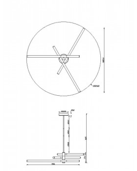 Потолочный светильник Maytoni MOD106CL-L40G3K-foto4