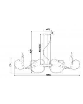 Люстра Maytoni MOD051PL-09TR-foto6