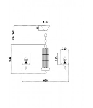 Подвесной светильник Maytoni H015PL-06G-foto2