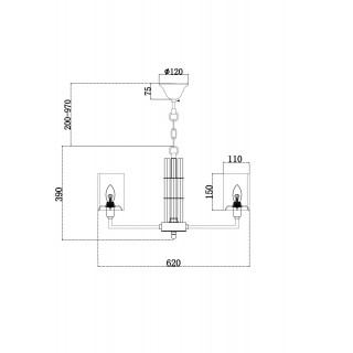 Подвесной светильник Maytoni H015PL-06G-foto2