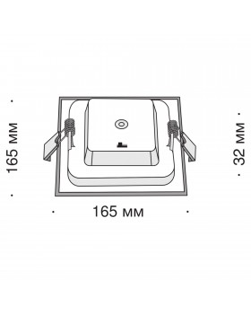 Встраиваемый светильник Technical DL020-6-L12W-foto3