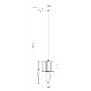 Подвесной светильник Freya FR5093PL-01CH-foto5
