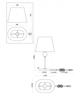 Настольный светильник Freya FR2028TL-01N-foto2