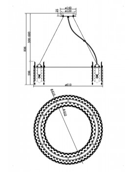 Подвесной светильник Maytoni MOD036PL-12N-foto2