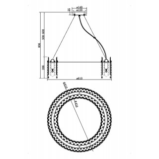 Подвесной светильник Maytoni MOD036PL-12N-foto2