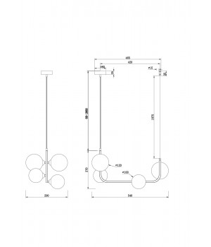 Люстра Freya FR4005PL-04B-foto2