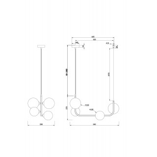 Люстра Freya FR4005PL-04B-foto2