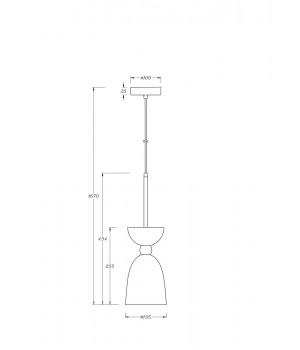 Подвесной светильник Maytoni MOD113PL-01W-foto2