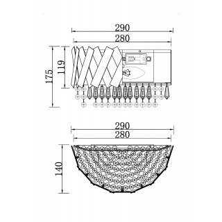 Настенный светильник (бра) Maytoni MOD017WL-02BS-foto2