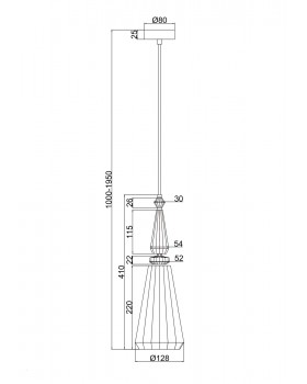 Подвесной светильник Maytoni P028PL-01GN