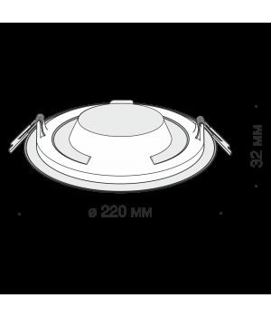 Встраиваемый светильник Technical DL017-6-L18W-foto2