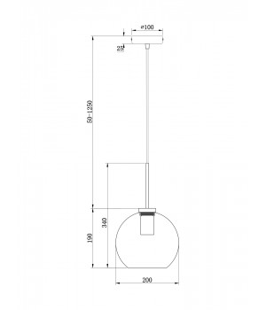 Подвесной светильник Freya FR8005PL-01BS-foto5