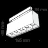 Трековый светильник Technical TR014-2-10W3K-B