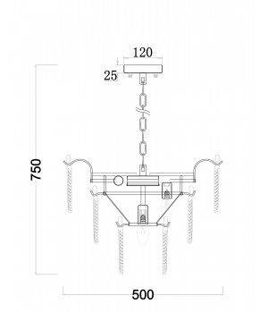 Люстра Freya FR5143PL-07G-foto9