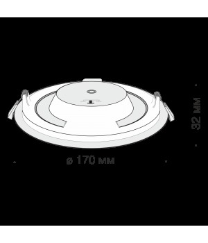 Встраиваемый светильник Technical DL016-6-L12W-foto2