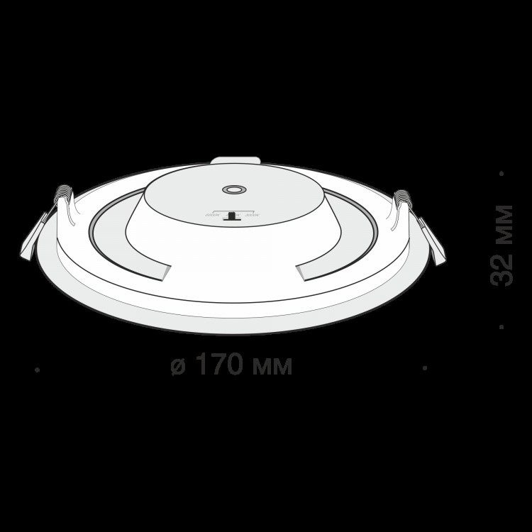 Встраиваемый светильник Technical DL016-6-L12W