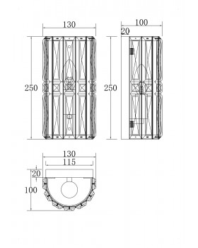 Настенный светильник (бра) Maytoni MOD094WL-01CH-foto13