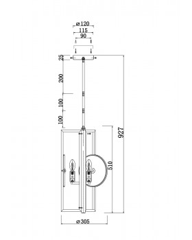 Подвесной светильник Maytoni MOD099PL-03G-foto5