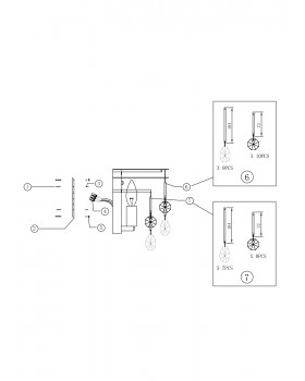 Настенный светильник (бра) Maytoni MOD091WL-01CH-foto3