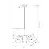 Подвесной светильник Freya FR4004PL-03WB