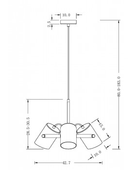 Подвесной светильник Freya FR4004PL-03WB-foto3