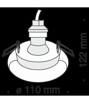 Встраиваемый светильник Technical DL006-1-01-W-foto3