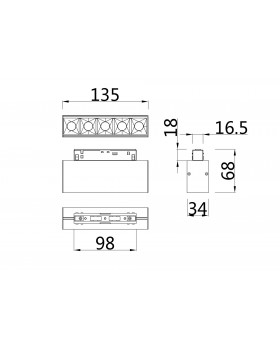 Трековый светильник Technical TR014-2-10W4K-B-foto5