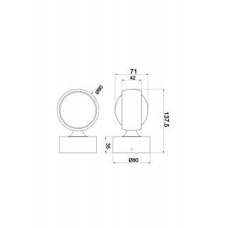 Настенный светильник (бра) Technical MOD072WL-L8W3K-foto5