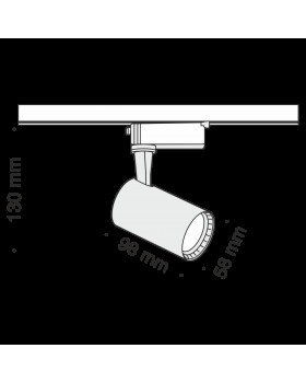 Трековый светильник Technical TR003-1-6W3K-W-foto5