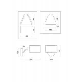 Настенный светильник (бра) Freya FR5040WL-01CH-foto2