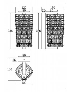 Настенный светильник (бра) Maytoni MOD124WL-L6CH3K-foto2