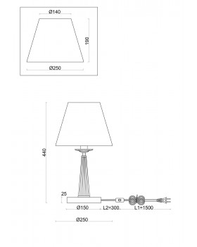 Настольный светильник Freya FR2027TL-01N-foto2