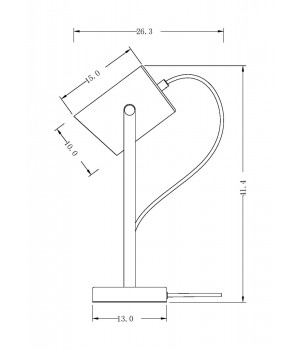 Настольный светильник Freya FR4004TL-01BBS-foto3